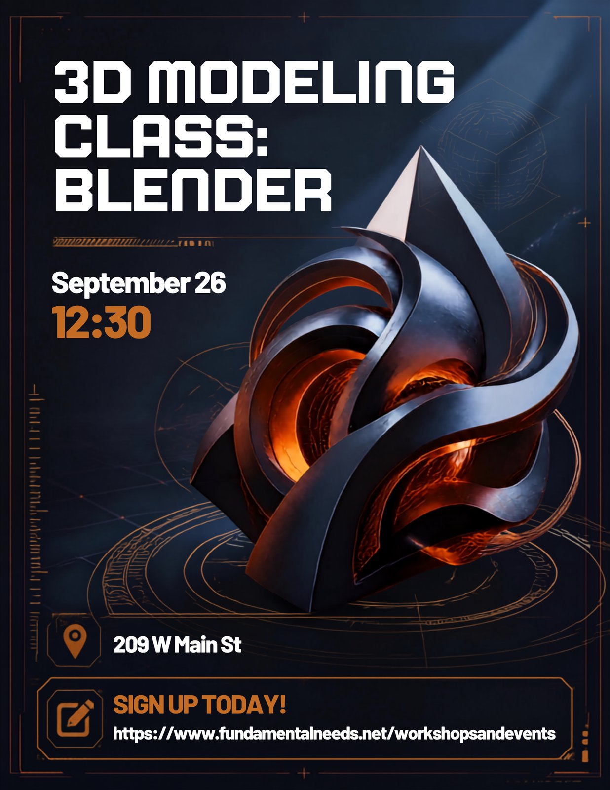 3D Modeling in Blender at the Cortez Makerspace