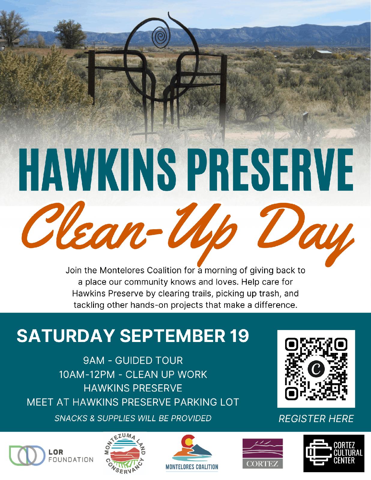 Hawkins Preserve Volunteer Cleanup Day